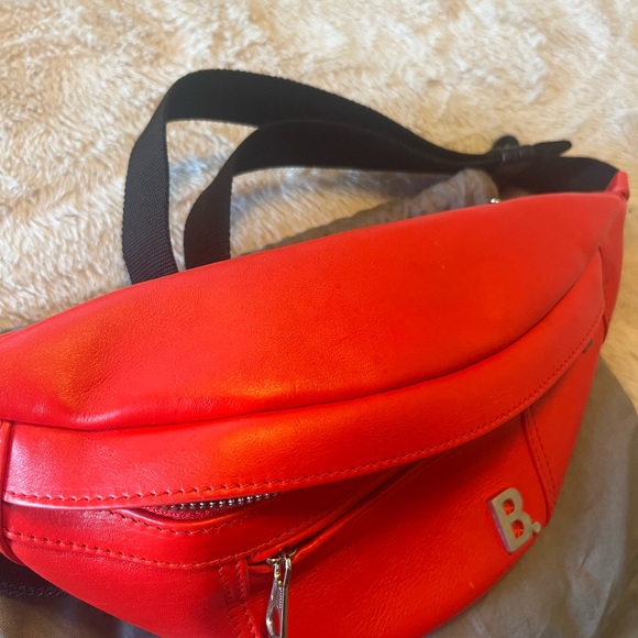 Balenciaga Red Leather Satchel - Picture 5 of 5